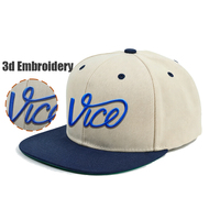 Casquette Snapback Unisexe de Haute Qualité avec Broderie 3D, Logo Personnalisé, Style Hip-Hop Vintage, Décontractée, pour Usage Extérieur, Lettres Tendance, Vente en Gros