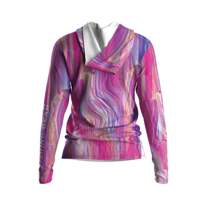 Ingrosso Set da Pesca da Donna con Design a Sublimazione UPF 50, Asciugatura Rapida, Magliette da Pesca con Cappuccio a Collo Alto e Stile Streetwear - Product Image 3