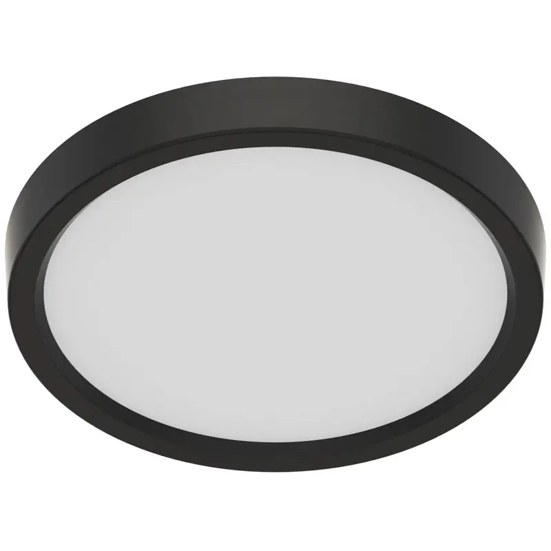 5 Inch 10W 120V Black Color Round Surface Mount Respecting The Canadian And American Standard Flat LED Panel Light