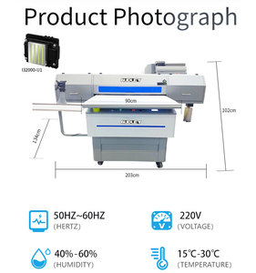 Imprimante UV à plat UV9060 pour impression UV DTF et impression UV à feuille avec 3 têtes I3200-U1 - Product Image 2