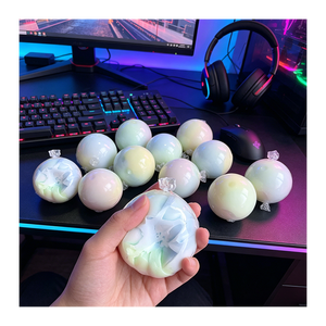 Crystal Mochi Sensory Sphere Clear Crunchy Fidget Toy Calming Texture Portable Meeting Relaxation Companion Daily - Product Image 3