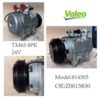 Nicht Wiederaufbereiteter Original Valeo TM65 Kompressor OE: Z0015830 Gehäuse 24V 8PK 196mm Hochleistungs-Kühleinheit für Busse