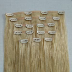 Clip de noyade Double de qualité supérieure dans l'extension de cheveux 100% pince sans couture de cheveux européens Remy dans l'extension de cheveux - Product Image 6