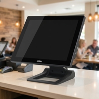 Terminal POS Táctil Capacitivo de 15 Pulgadas con Sistema de Caja Registradora Windows para Restaurante, Cafetería, Hotel y Supermercado, Precio de Fábrica