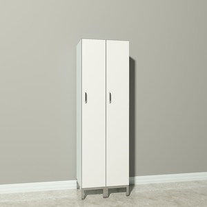 Casier intelligent à clé, haute sécurité, en acier, 5 compartiments verticaux, pour salle de sport, livraison de colis, en matériau HPL - Product Image 2