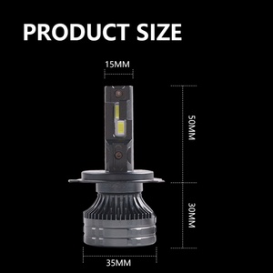 Sanvi Led Car Light 58W Super Bright H4 Luces Led Para H1 Auto Luz H11 Focos 9005 Faro H7 Led Headlights - Product Image 3
