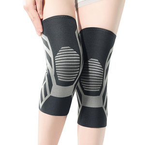 Genouillères en graphène noir et blanc unisexes, respirantes et chaudes pour la protection contre le froid - Product Image 5