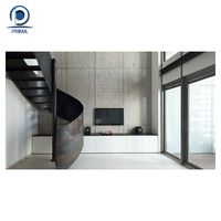 Prix des escaliers en colimaçon Prima Villa, escaliers modernes en métal pour l'extérieur, escaliers intérieurs en bois noir, style extérieur en fer forgé personnalisé