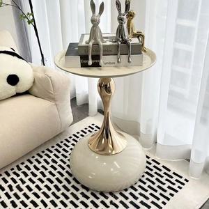โต๊ะกาแฟกระจกหน้าฐานแก้วสำหรับห้องนั่งเล่น - Product Image 2