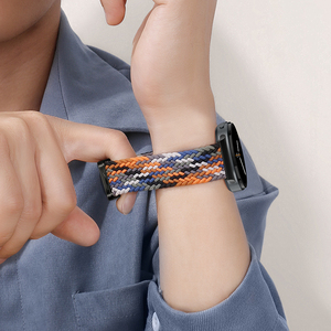 Chungming nouveau Sport Nylon pas d'écart tissu magnétique tressé Sport sangle bande pour <span class=keywords><strong>Samsung</strong></span> <span class=keywords><strong>Galaxy</strong></span> <span class=keywords><strong>Watch</strong></span> 8 classique <span class=keywords><strong>46</strong></span> <span class=keywords><strong>mm</strong></span> 40mm 44mm - Product Image 5