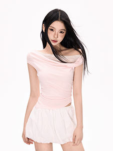 Debara <span class=keywords><strong>Chen</strong></span> <span class=keywords><strong>Yao</strong></span> T-shirt à manches courtes en dentelle à cinq pétales de même style pour femme - Product Image 6