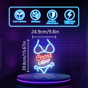 Luces LED de neón y letreros de neón con diseño personalizado gratuito. Letreros de neón LED personalizados disponibles para uso comercial, fiestas de cumpleaños y el hogar. - Product Image 6