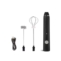 Mousseur à lait électrique portatif rechargeable par USB, mini fouet à mousse, mélangeur à café pour la maison et le café