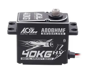 AGFRC A80BHMF 40KG High Torque 0.085Sec High Speed Brushless Digital HV Aircraft Servo Suitable For RC Airplane /Jets