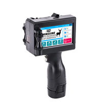 Impresora de inyección de tinta Tij portátil de media pulgada de 12,7mm Impresora de mano Exp Mfg en varios idiomas Pantalla táctil inteligente