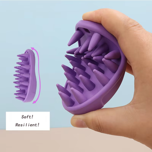 Spazzola da Bagno per Animali Domestici in Silicone NiBao, Vendita all'Ingrosso, Morbida e Resistente, Multicolore - Product Image 2