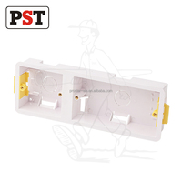 Boîtier de commutation électrique 1+1 gang 35 mm de profondeur en PVC IP54