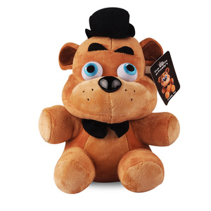 XR Venta al por Mayor, Peluches de 18cm de FNAFS, Foxy, <span class=keywords><strong>Springtrap</strong></span>, <span class=keywords><strong>Bonnie</strong></span>, Rellenos de Algodón PP, Oso Freddy de Pesadilla, Animales de Peluche Suaves - Product Image 3
