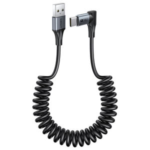 Cable USB Retráctil SUNGUY Tipo-C de 18W con Carga Rápida para Teléfono Móvil y Banco de Energía, Ecológico, Longitud Personalizable - Product Image 1