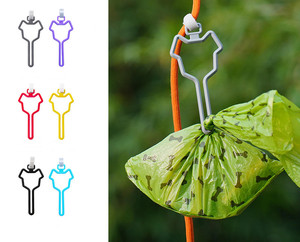 Sacchetti per Escrementi di Cane in Plastica Sostenibile con Clip e <span class=keywords><strong>Dispenser</strong></span> per Guinzaglio - Product Image 4