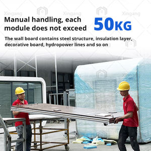 Современный модульный сборный дом треугольная плоская крыша водонепроницаемый солярий стеклянный дом дизайн отелей на открытом воздухе виллы алюминиевая рама - Product Image 3