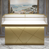 Vitrine à bijoux en bois moderne avec éclairage LED, étanche, écologique, YIZHAN, robuste, service personnalisé ODM/OEM