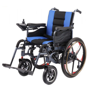Silla eléctrica plegable de acero para <span class=keywords><strong>ancianos</strong></span> y adultos, silla de ruedas motorizada para discapacitados, suministros para el cuidado de la salud, BC-ES660, 24 pulgadas - Product Image 2