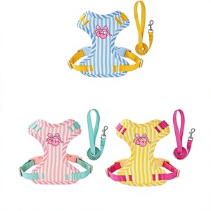 Fashion Breathable Vest-Style Chest Strap <b>Harness</b> <b>Adjustable</b> Eco-Friendly Anti-Escape Features Polyester Material Spring Summer - Product Image 1