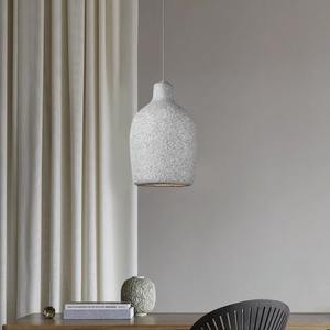 Original Design Japanese Wabi-Sabi Style Chandelier Cream-Color <b>Bedroom</b> Dining Room <b>Light</b> with 3D Printing Logo AC Power Source - Product Image 4
