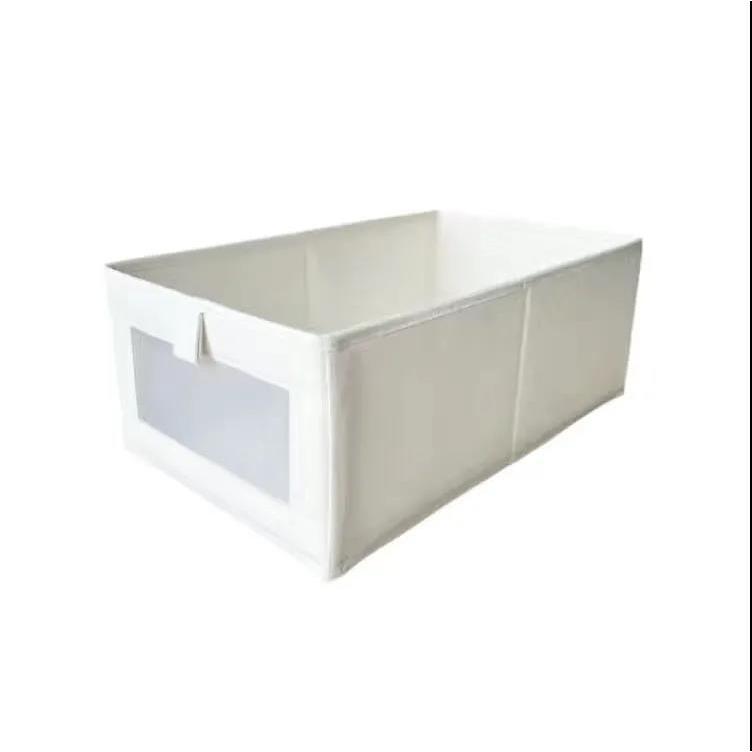 [High Quality] Cotton Linen with Viewing Window 40*30*20
