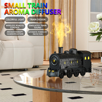 Humidificador en forma de tren, difusor de aroma comercial, máquina de Aroma, difusor de medusas, sonido de silbato de tren simulado