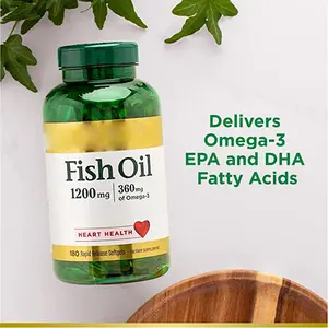 High Quality Omega 3 6 9 Fish Oil Softgel Capsule Oem 200 Pills Omega 3 18/12 Omega 3 Fish Oil