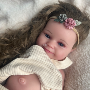 ตุ๊กตา Reborn ขนาด 50 ซม./20 นิ้ว แบบ Hand-Rooted รุ่น Innocent Express Girl ตุ๊กตาแฟชั่น ของขวัญสำหรับนักสะสม ของขวัญวันเกิด - Product Image 4