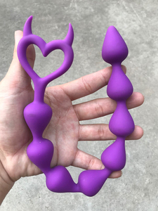 Cuentas Anales de Silicona Suave, Diseño de Diablillo, Tapón Anal para Hombres y Mujeres - Product Image 5