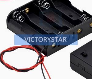 <strong>Battery</strong> box without lid with lid and switch 4 cells 5 positions holder without lid - Product Image 1