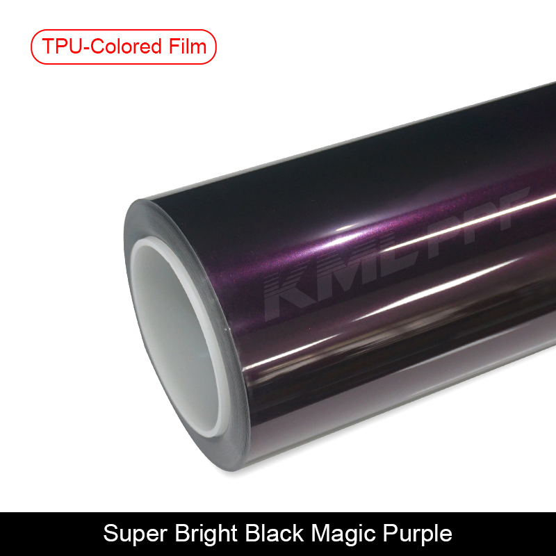 super brillant noir magique violet
