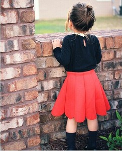 Conjunto de Ropa Infantil al por Mayor, Camiseta Casual de Manga Larga con Vestido Tipo Frock para Niñas Pequeñas, de Fábrica China - Product Image 4