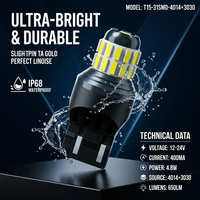 Nouveau TH Howie T15-31SMD-4014+3030 Canbus LED 4.8W 12-16V pour feux de position, phares, feux arrière, plaques d'immatriculation et instruments de voiture