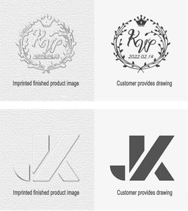 Sello de mano de acero para grabado de logotipos, emblema personalizado, sello de relieve para logotipos, sello metálico, sello de mano - Product Image 4