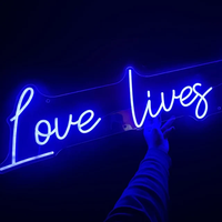 Enseigne néon LED en gros, enseigne lumineuse personnalisée en lettres, affichage en acrylique pour magasin de détail, hôtel, décoration d'événements, fournisseur, usine