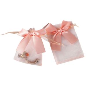 Wholesale 11x16cm Modern Luxury Transparent Mesh <b>Storage</b> Bags Reusable Lightweight <b>Collapsible</b> Durable Wedding Favors Party - Product Image 2