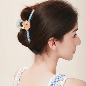 Pinzas para el Cabello <span class=keywords><strong>de</strong></span> Niñas con Diseño <span class=keywords><strong>de</strong></span> Cachorro y Tiburón, Acrílico, Hechas a Mano, con Pedrería, Decoración para el Cabello Infantil - Product Image 2