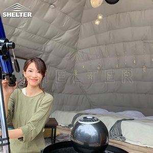 8M sang trọng Trắng PVC ngoài trời cắm trại Lều geodome geodesic Dome Lều khách sạn glamping với phòng tắm - Product Image 5