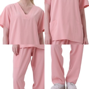 Women Hospital Uniform <b>Scrub</b> Set Moisture Wicking Split Design For Nurses Doctors Cosmetic Surgeons Veterinarians Dentists - Product Image 2