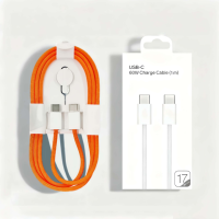 Cable USB-C de 1M y 60W con Trenzado de Nailon para Carga Rápida de iPhone 16 17 Pro Max