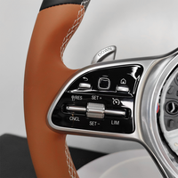 Volant en cuir Dragonfly pour Mercedes-Benz, compatible avec les modèles W176, W205, W212, W222, W463, W464, W205, W44, W204, W218, E63, 8, W114, sur mesure