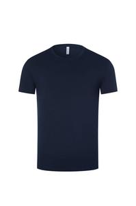 T-shirt à manches courtes à col rond <span class=keywords><strong>jeune</strong></span> et élégant respectueux de la peau, confortable, respirant simple et polyvalent - Product Image 3