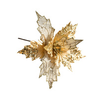 Nouvel An Fête Maison Chambre Arbre De Noël Décor Fleur Artificielle Sequin Faux Fleur