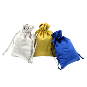 Bolsa <span class=keywords><strong>de</strong></span> Terciopelo <span class=keywords><strong>de</strong></span> Alta Calidad con Cordón para Joyería, Anillos, Collares, Pendientes - Product Image 1