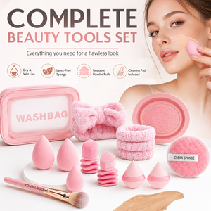 Ensemble de pinceaux de maquillage professionnel de 56 pièces, grande combinaison d'outils de beauté, lavage du visage, ombre à paupières, fard à joues, poudre pour cheveux, éponge de maquillage - Product Image 4